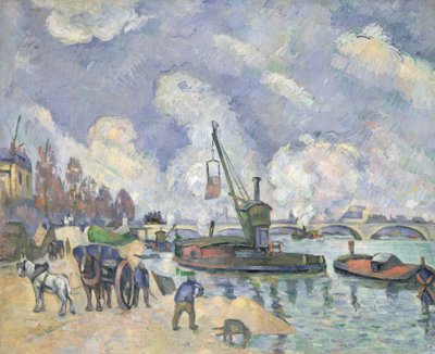 Quai de Bercy, Paris, 1873-75 von Paul Cézanne